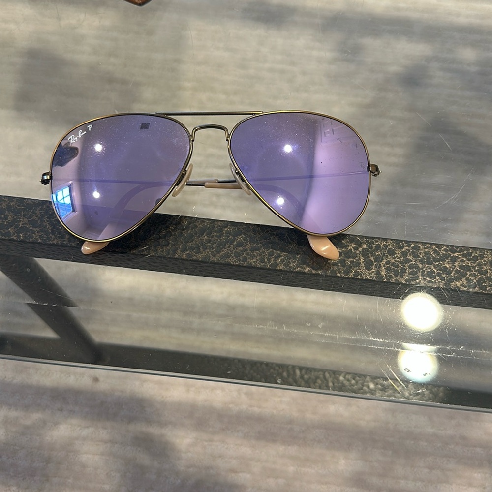 Polarized purple ray bans